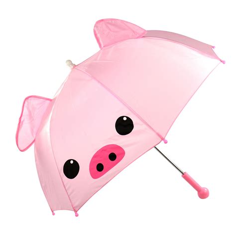 New 21 Kids Childrens Novelty Animal Dome Umbrella Sound And Lights