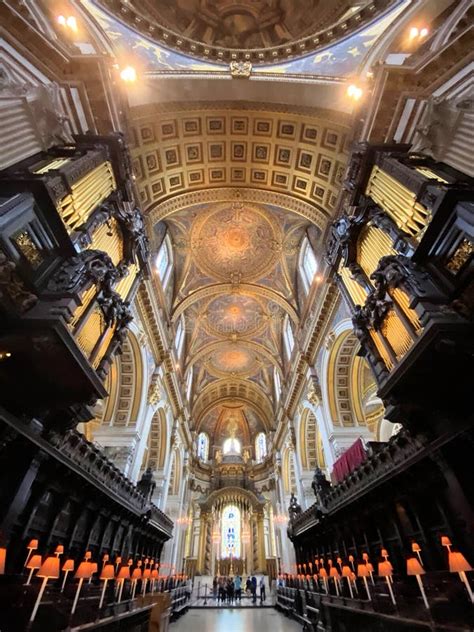 A View Of St Pauls Cathedral In London Editorial Stock Photo Image Of