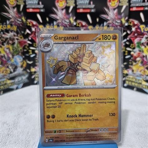 Garganacl Baby Shiny S 285 190 Sv4a Pokemon TCG Indonesia Shopee