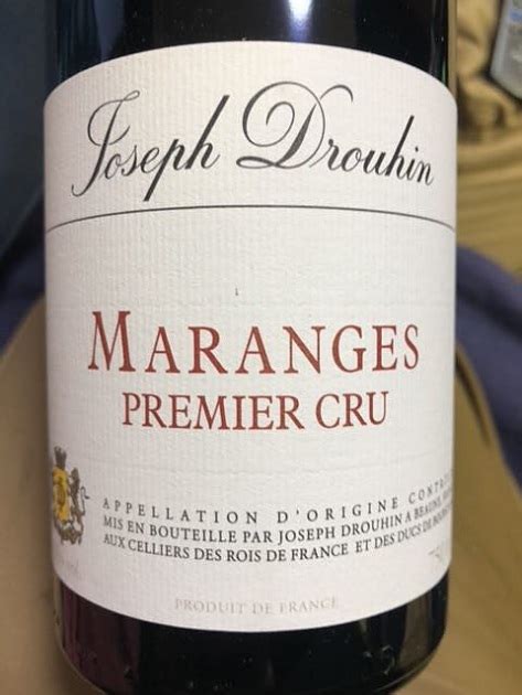 R U Vang Ph P Joseph Drouhin Maranges Premier Cru