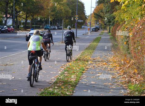 Berlin Germany October Autumn At Koenigstrasse In Wannsee