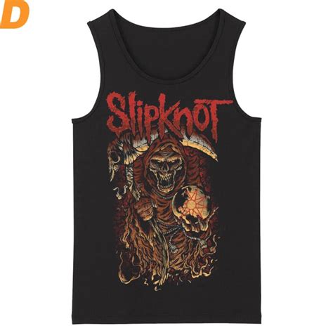 Personalised Us Slipknot Tank Tops Metal Rock Band Sleeveless Graphic Tees Wishiny