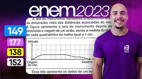 Questão 149 Caderno Azul Escala MATEMÁTICA ENEM 2023 YouTube