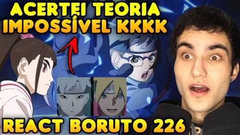 Boruto Vs Mitsuki Denki Vs Tsubaki React Boruto 226 Youtube