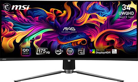 Amazon Msi Meg C Qd Oled Curved Gaming Monitor X