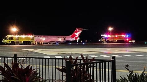 Qantas Plane Left Planted Central Queensland Today