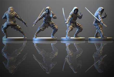 Francesco Orru Primewarpgenesis Ninja Miniature