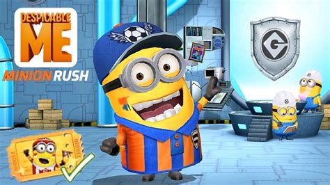 Minion Rush Soccer Fun Golden Costume Minion Vectors Fortress