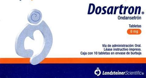 Ondansetron C 10 TABS 8 MG DOSARTRON Rajocyn Medicamento Y