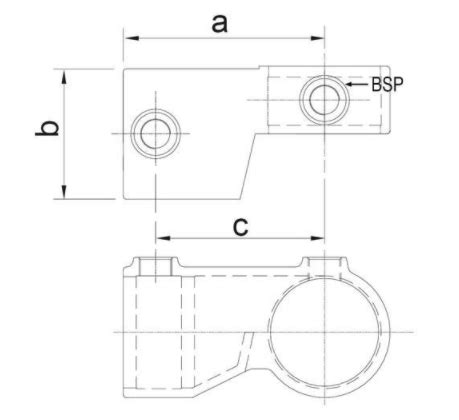 Rohrverbinder Verstellbar F R Mm Rohre Planen Online Shop