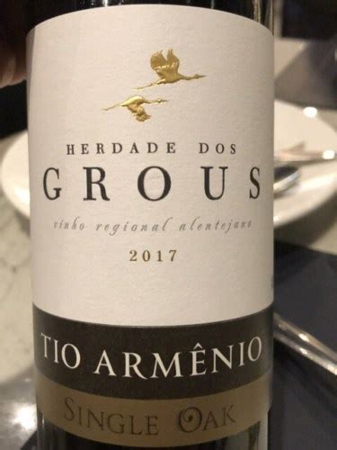 Herdade Dos Grous Tio Arm Nio Single Oak Vivino Us