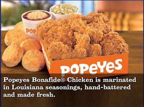 Popeyes Chicken And Biscuits