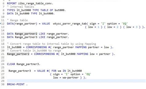 Process An Internal Table By Using Group By Abap 740 By Ebrahim