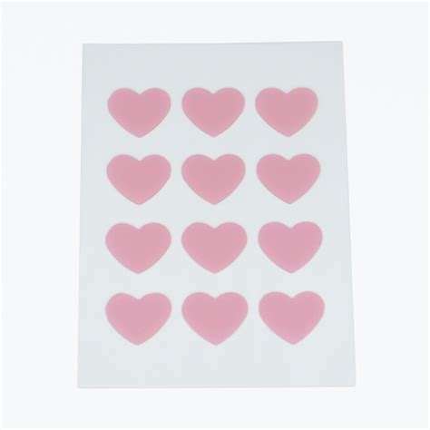 Heart Shaped Acne Pimple Spot Patches Trummed Medical