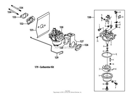 Cub Cadet Push Mower Carburetor Diagram