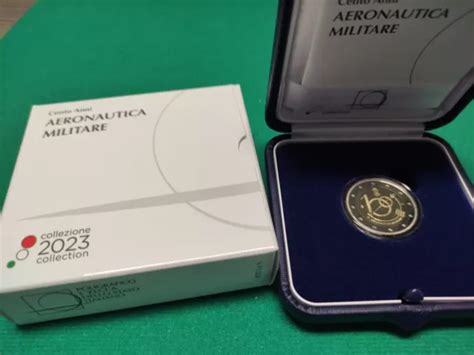 ITALIA 2023 AERONAUTICA MILITARE PROOF MONETA 2 EURO NUOVA Esaurita