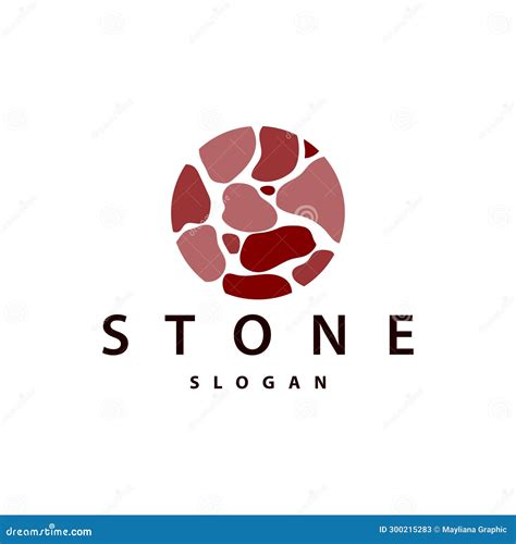 Stone Logo Premium Elegant Design Stone Balance Vector Stepping Rock