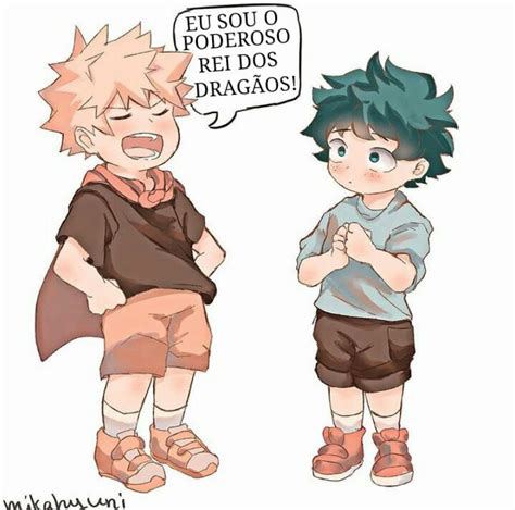 Imagens Mini Comics Bakudeku Desenhos De Anime Anime