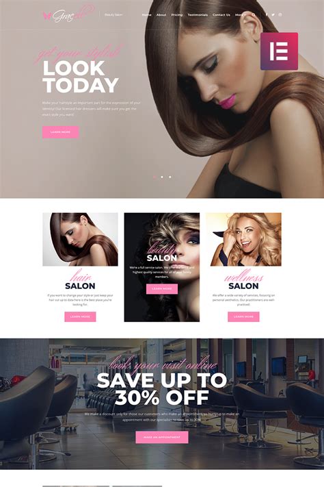 Best Beauty Salon Wordpress Themes 2019 Templatemonster