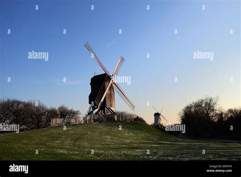 Windmill Bruges Hi Res Stock Photography And Images Alamy