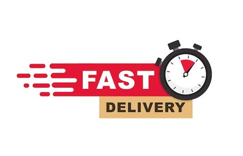 Premium Vector Fast Delivery Icon Express Delivery And Urgent