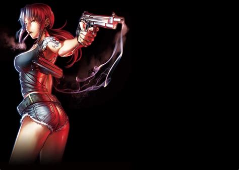 Wallpaper 2000x1422 Px Anime Girls Black Lagoon Revy 2000x1422 Wallpaperup 1037370 Hd