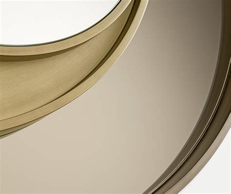 Bold Offset Circles Mirror