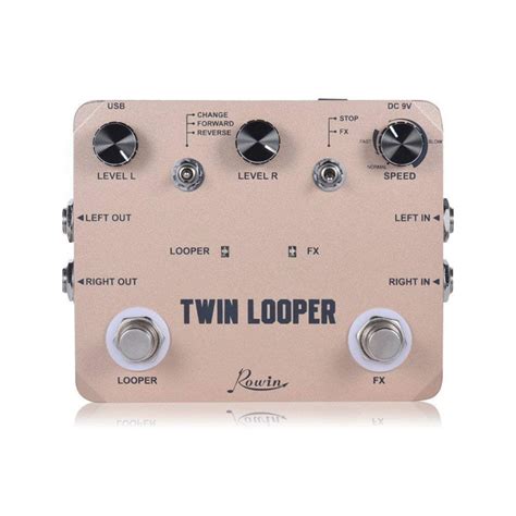 Twin Looper Station Electric Guitar Effect Pedal L Grandado