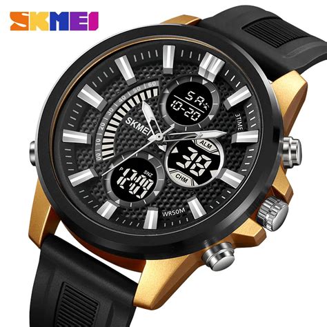 Skmei Countdown Timer Digital Wristwatches For Men Back Light