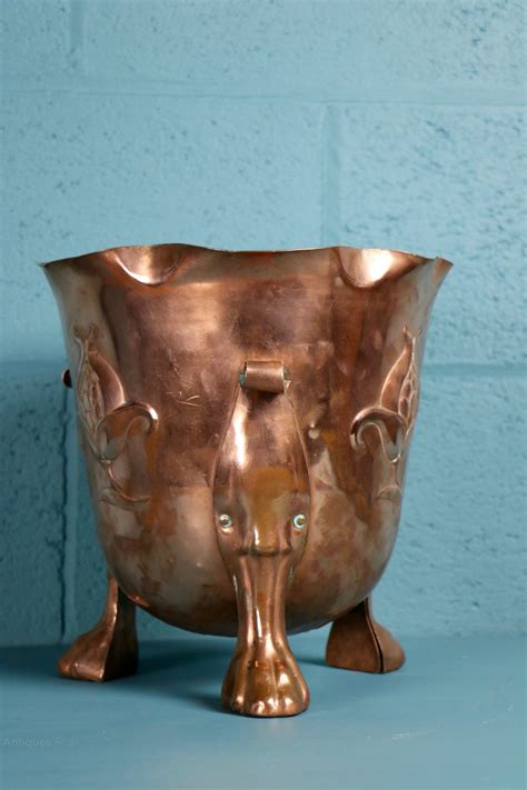 Antiques Atlas Arts And Crafts Copper Jardiniere