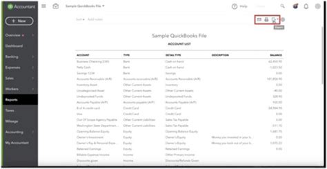 How To Export Chart Of Accounts From Quickbooks Online
