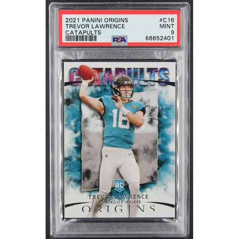 Trevor Lawrence 2021 Panini Origins Catapults 16 PSA 9 Pristine