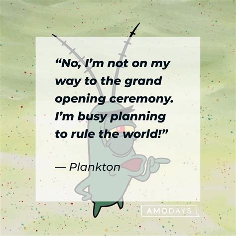 30 Villainous Plankton Quotes