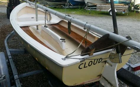 Oday 12 Foot Widgeon Sailboat Complete With Mast And Sails Ready To