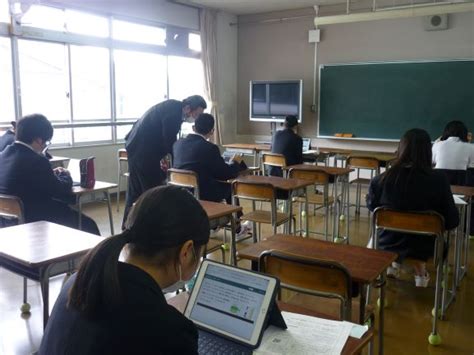 2年「全国学力・学習状況調査」（英語：話すこと）プレテスト実施【2月9日（木）】 福知山市立成和中学校