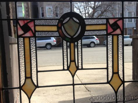 Antique Stained Glass Windows Vintage Bungalow Windows