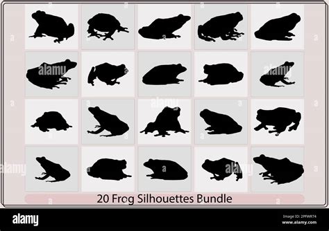 Frog Silhouette Silhouettes Frog Vector Tree Frog Silhouette Vector