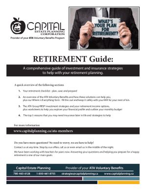 Fillable Online Retirement Planning Guide To Help You Achieve Your