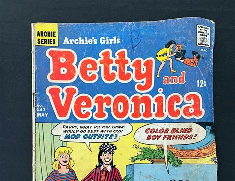 Archie S Girls Betty And Veronica 137 Archie Comics 1967 Vg Comic Books Silver Age Archie