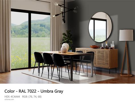 About RAL 7022 Umbra Gray Color Color Codes Similar Colors And