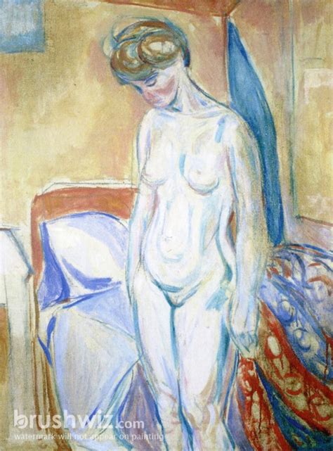 Standing Nude By Edvard Munch Oil Painting Reproduction
