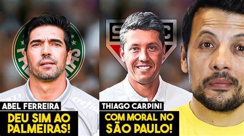 Ele Fica Abel Ferreira Vai Renovar O Palmeiras E Carpini Causa Boa