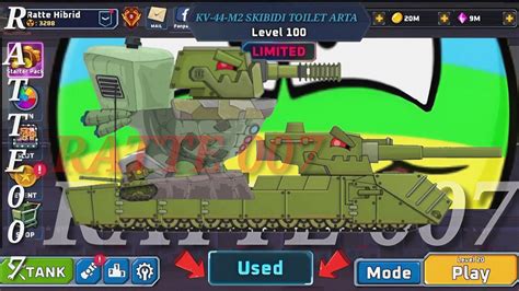 Tank Combat War Battle New Tank Kv 44 M2 Skibidi Toilet Arta Hibrid