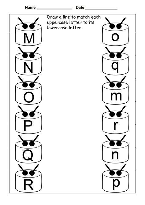 Uppercase To Lowercase Worksheets