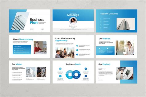 Business Paln Presentation Template Par Templyslides Sur