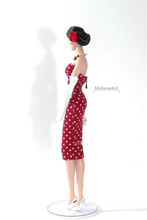 Red Polka Dotted Dress For 12 Fashion Doll Such As Fashion Royalty