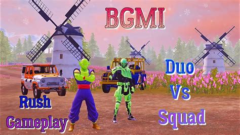 Bgmi Duo Vs Squad Gameplay Bgmi Rush Gameplay Duo Vs Squad Mobile