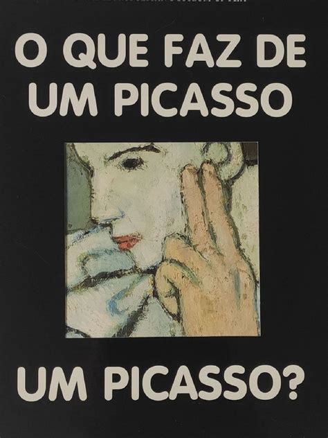 Livro O Que Faz De Um Picasso Um Picasso Editora Cosac Naify