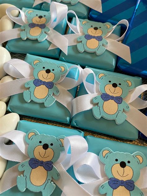 10 Teddy Bear Baby Shower Baby Shower Favors Welcome Baby Etsy