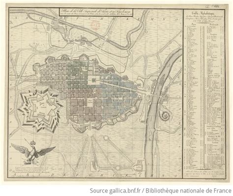 Plan De La Ville Impériale De Turin Et De Ses Faubourgs Avec Les Noms